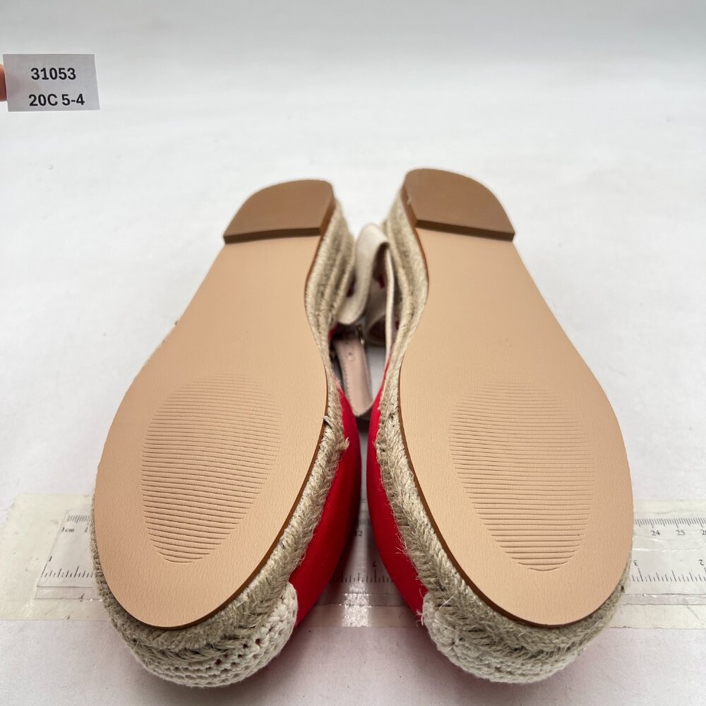 Miss Left Red Platform Rounded Toe Espadrille San… - image 7